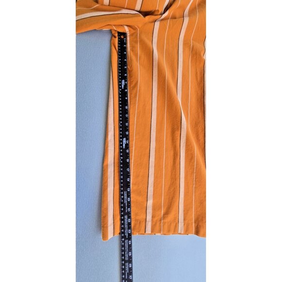 LUCKY BRAND Women's Jumpsuit Striped Boho Summer 100% Cotton Size Medium - Picture 10 of 14